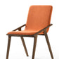 Zeppelin Modern Orange Dining Chair Set of 2