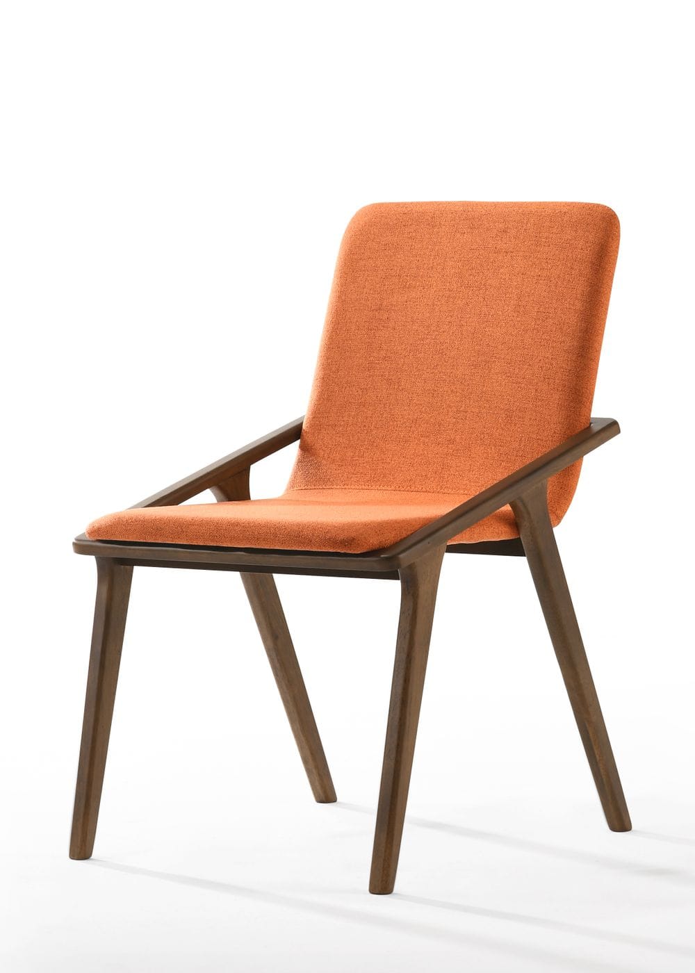 Zeppelin Modern Orange Dining Chair Set of 2