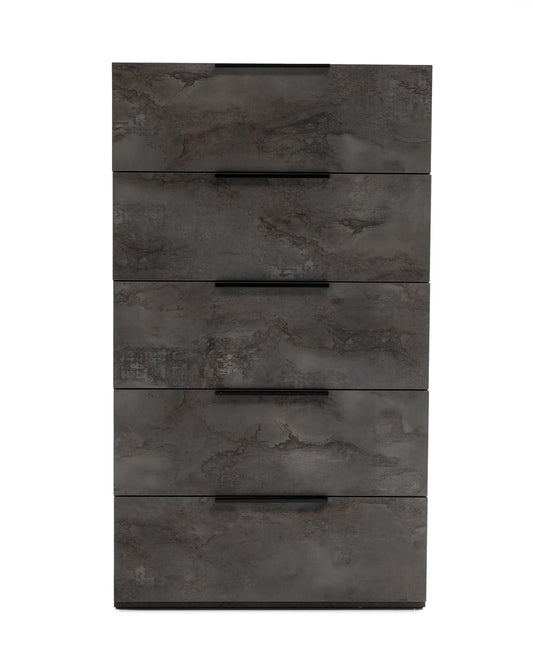 Nova Domus Ferrara Modern Volcano Oxide Grey Chest