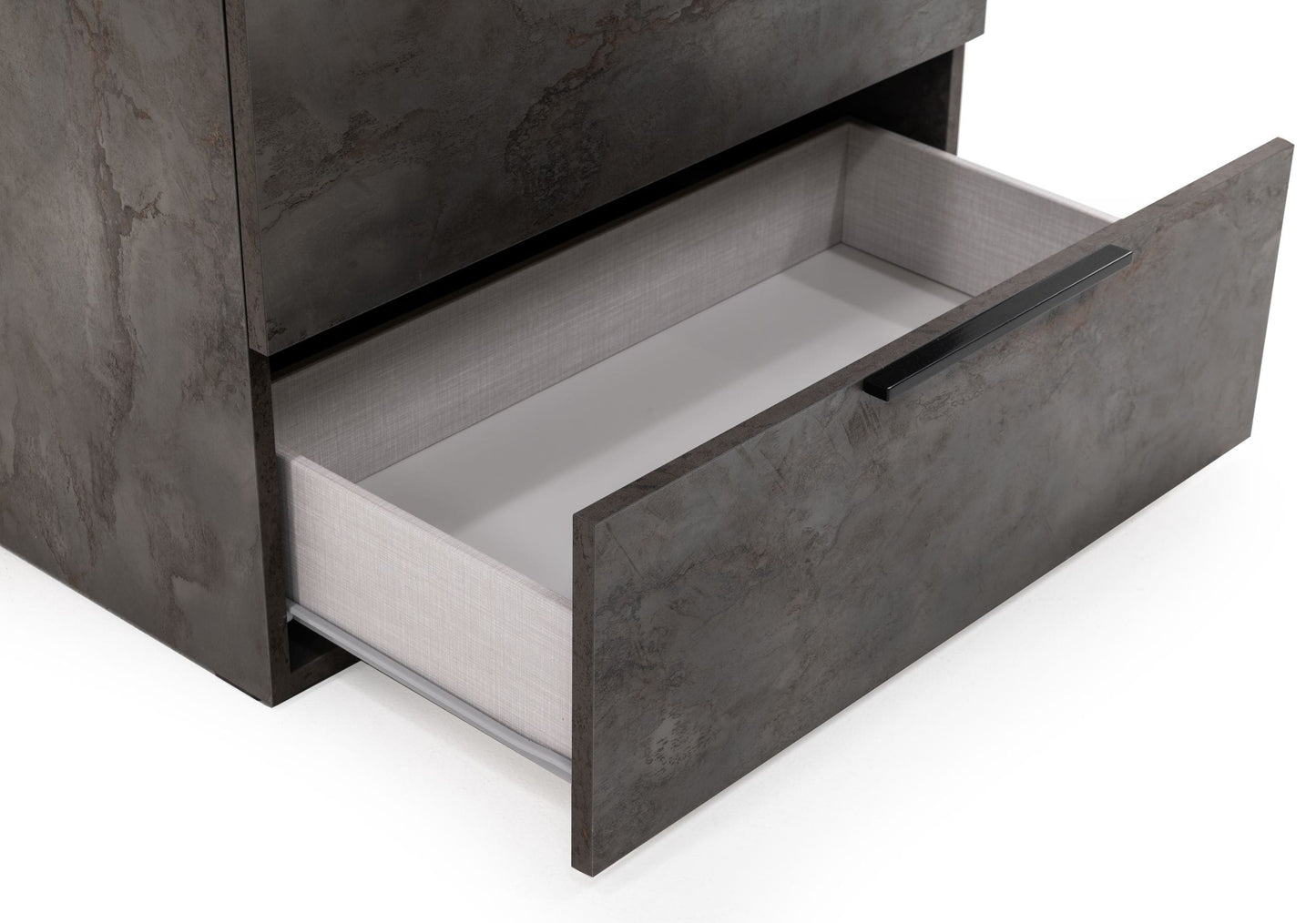 Nova Domus Ferrara Modern Volcano Oxide Grey Chest