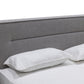 Nova Domus Juliana Italian Modern Grey Upholstered Bed