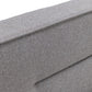 Nova Domus Juliana Italian Modern Grey Upholstered Bed