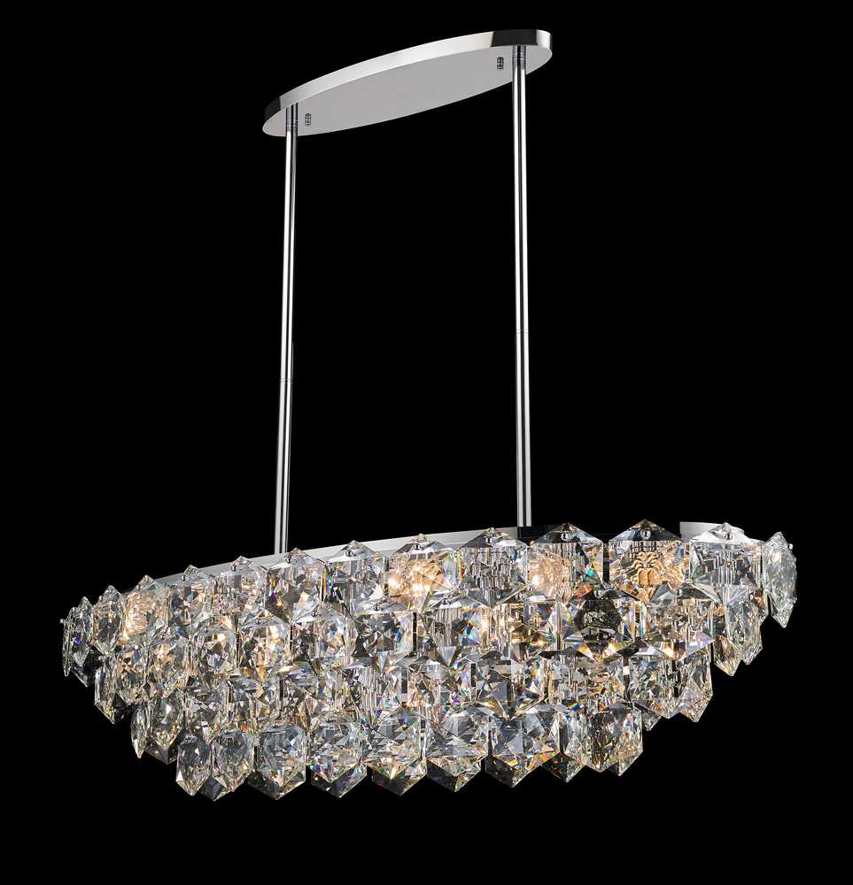 Glacier Chandelier 24-Light in Chrome 7844CH by StarFire Crystal
