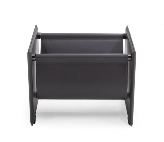 Modrest Uriah Modern Grey Magazine Rack