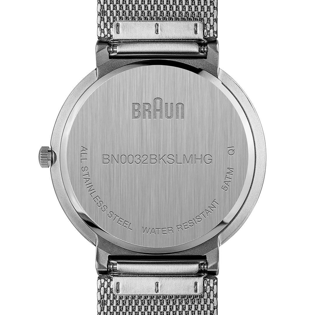 Braun BN0032 Classic Date Watch, Black Dial, Steel Mesh (photo 6 of 7)