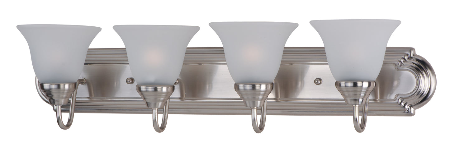 Essentials 4-Light Bath Vanity Satin Nickel by Maxim Lighting
