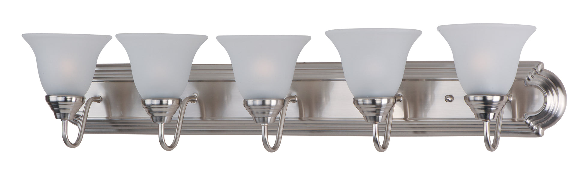 Essentials 5-Light Bath Vanity Satin Nickel by Maxim Lighting