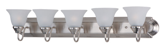 Essentials 5-Light Bath Vanity Satin Nickel by Maxim Lighting