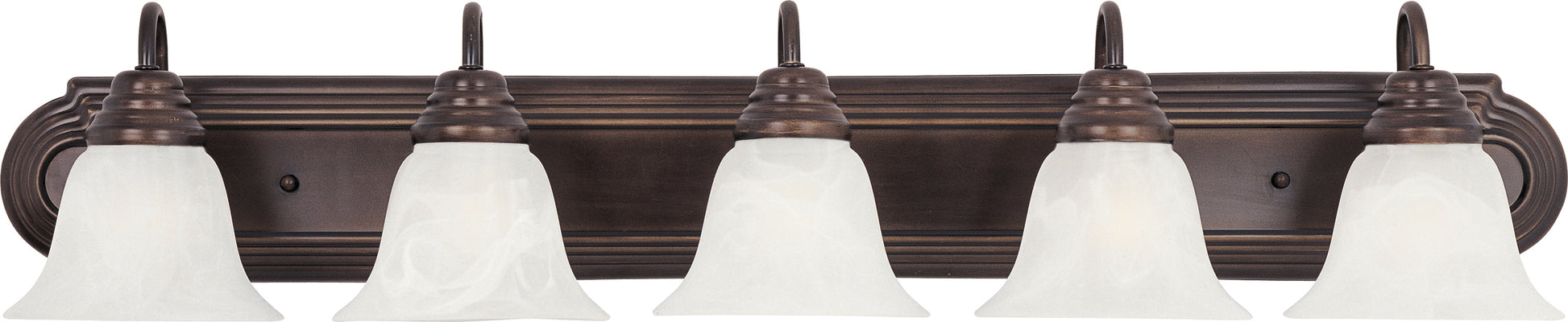 Essentials 5-Light Bath Vanity Oil Rubbed Bronze by Maxim Lighting