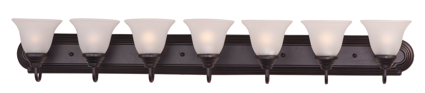 Essentials 7-Light Bath Vanity Oil Rubbed Bronze by Maxim Lighting