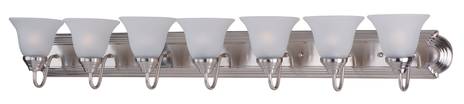 Essentials 7-Light Bath Vanity Satin Nickel by Maxim Lighting
