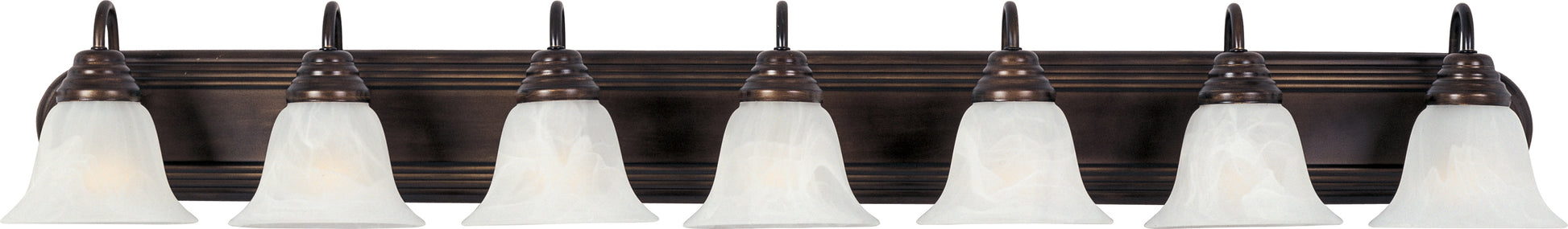 Essentials 7-Light Bath Vanity Oil Rubbed Bronze by Maxim Lighting
