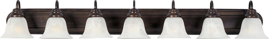 Essentials 7-Light Bath Vanity Oil Rubbed Bronze by Maxim Lighting