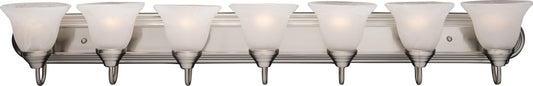 Essentials 7-Light Bath Vanity Satin Nickel by Maxim Lighting