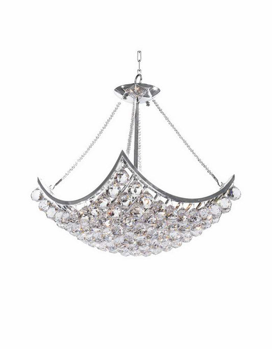 Crystal Ball Chandelier 6-Light in Chrome 8020CH by StarFire Crystal