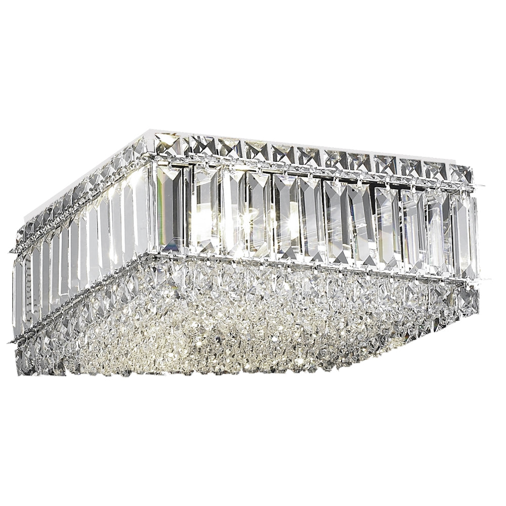 Avant-Garde Flushmount 5-Light in Chrome 8112CH by StarFire Crystal