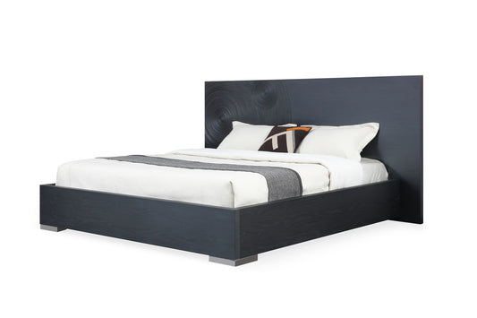 Lamod Cirque Modern Black Ash Bed