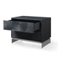 Lamod Cirque Modern Black Ash Nightstand