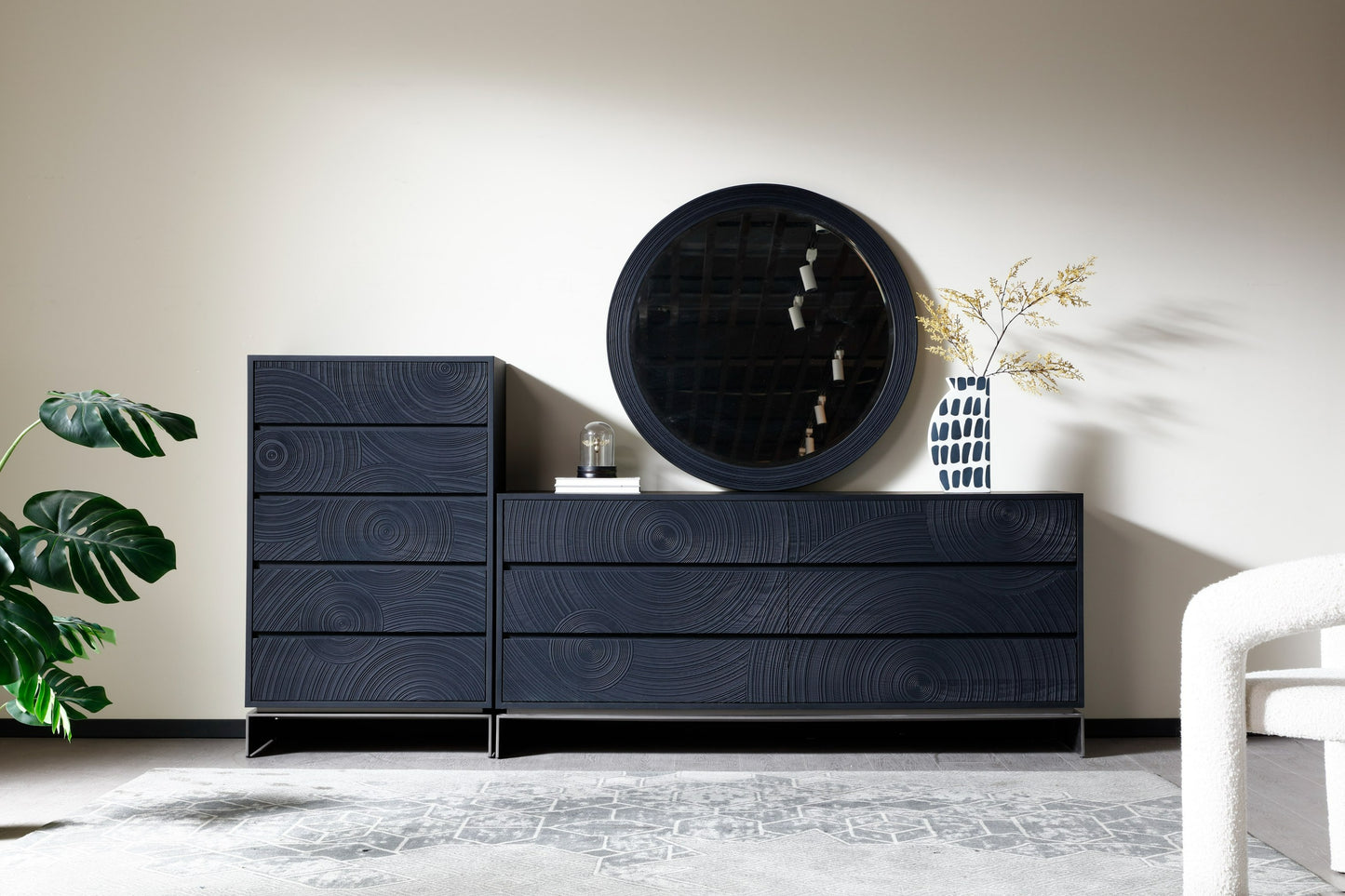 Lamod Cirque Modern Black Ash Chest