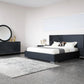 Lamod Cirque Modern Black Ash Bed