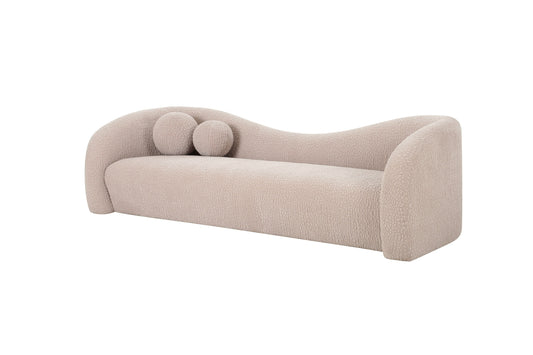 Divani Casa Calico Contemporary Beige Fabric 4-Seat Sofa