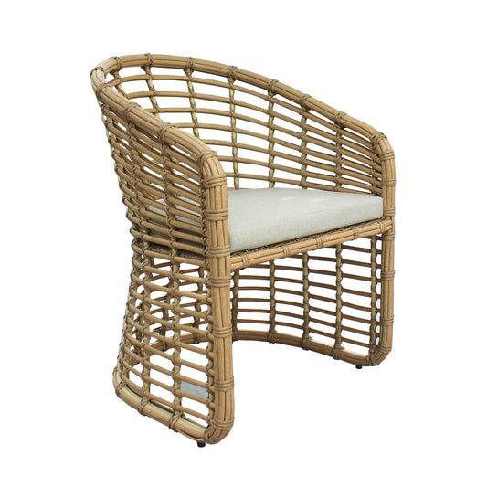 Renava Mina Outdoor Bamboo Wicker Dining Set