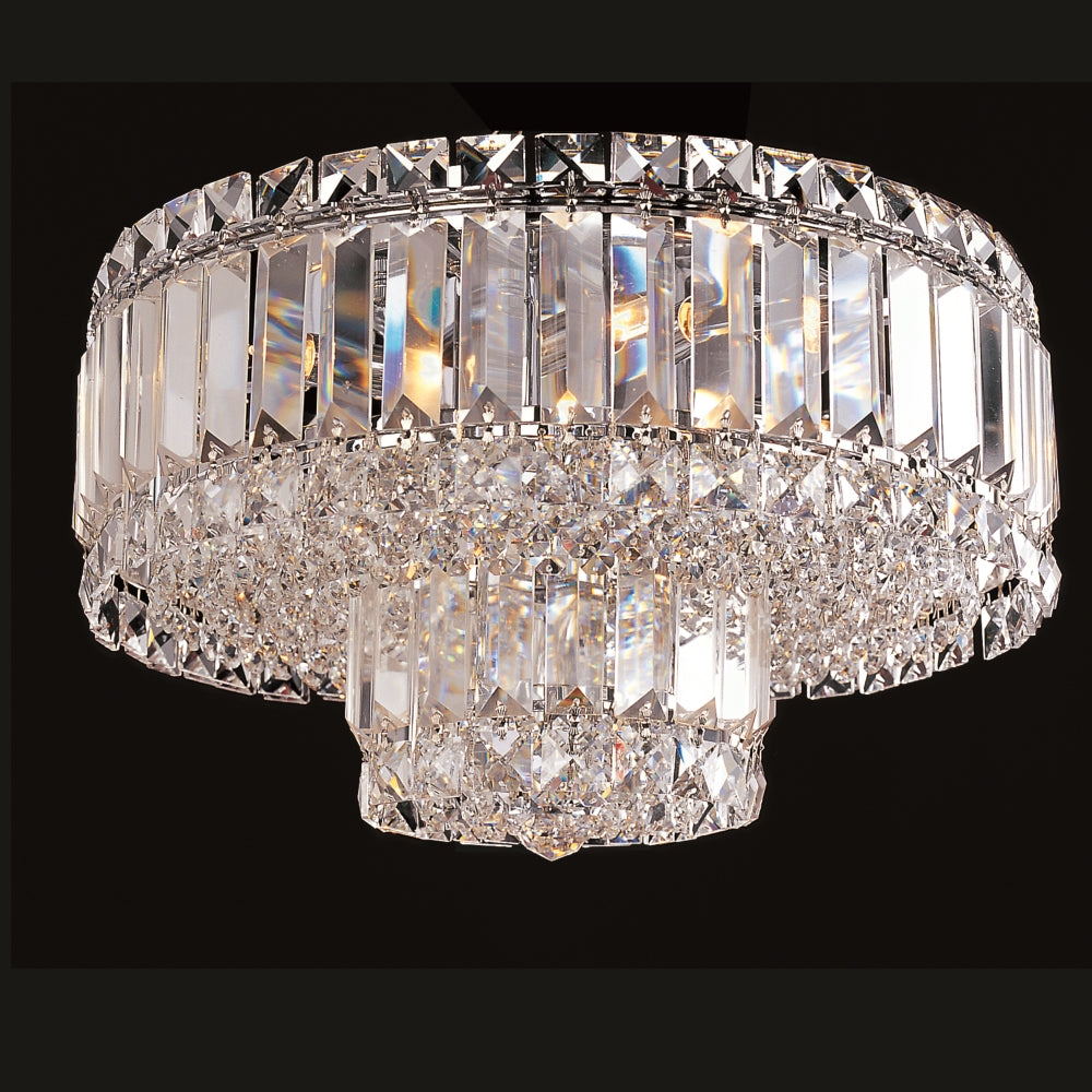 Avant-Garde Flushmount 5-Light in Chrome 8213CH by StarFire Crystal