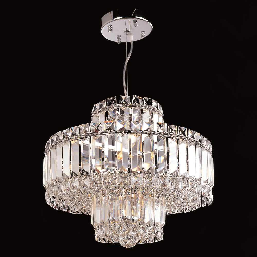 Avant-Garde Chandelier 8-Light in Chrome 8216CH by StarFire Crystal