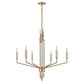 Serena 34" 6-Light Chandelier Satin Brass by Elk