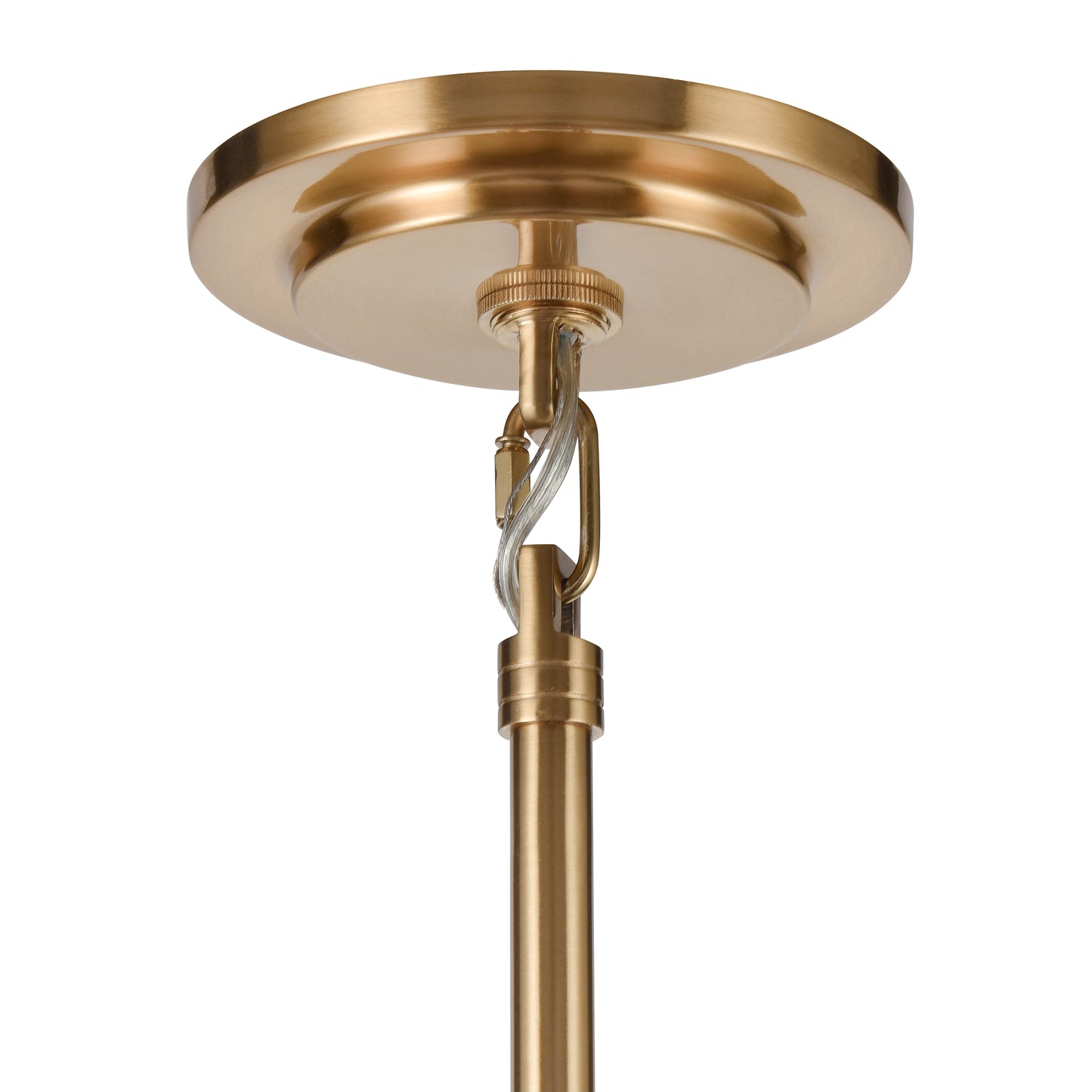 Serena 34" 6-Light Chandelier Satin Brass by Elk