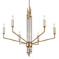 Serena 34" 6-Light Chandelier Satin Brass by Elk