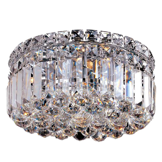 Avant-Garde Flushmount 4-Light in Chrome 8312CH by StarFire Crystal