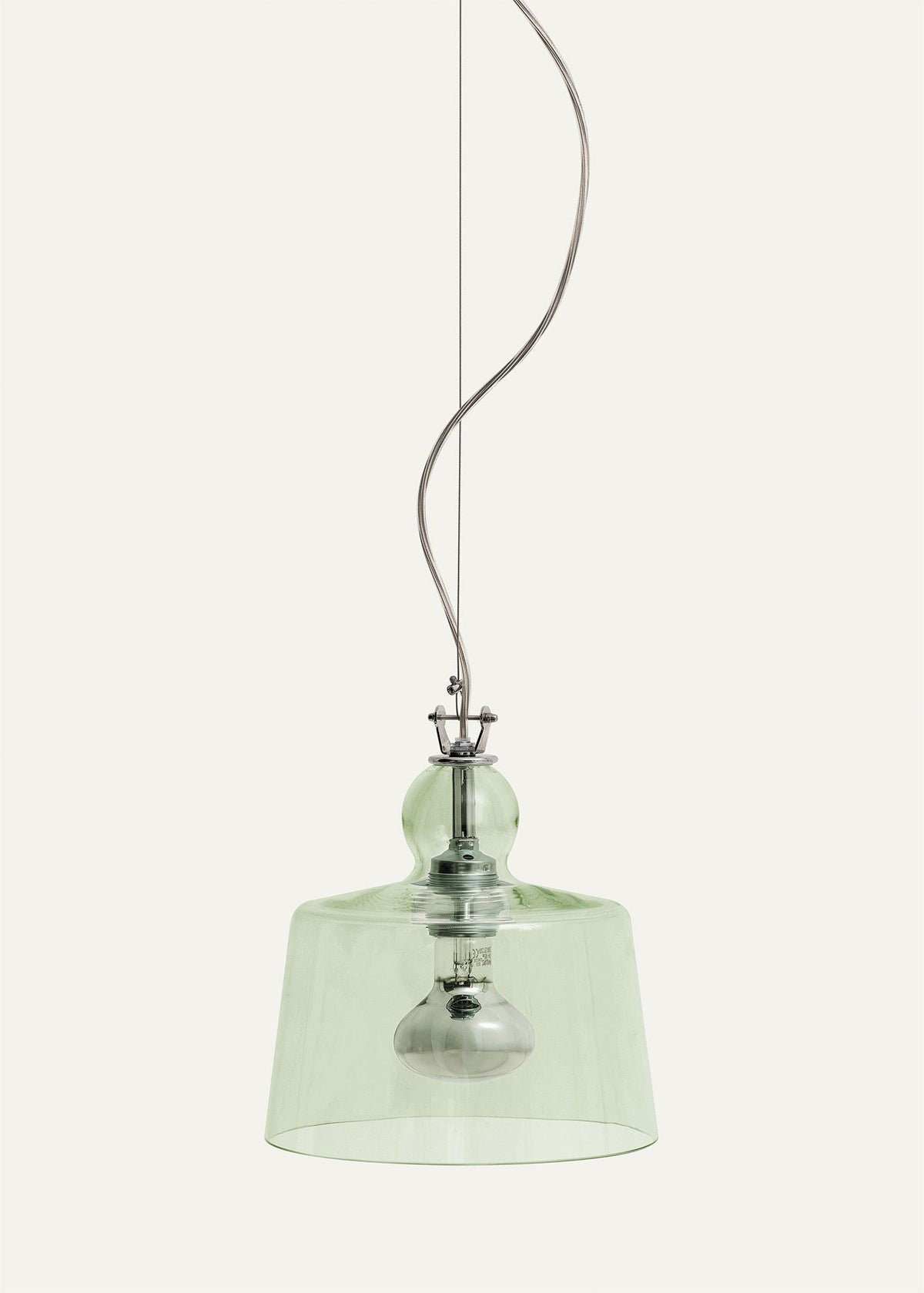 Produzione Privata Acquatinta in green glass – pendant light by Michele De Lucchi, photo 16