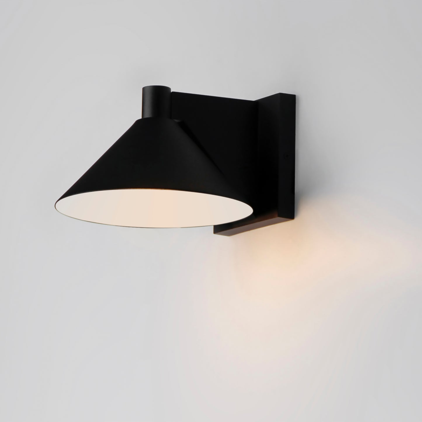 Conoid Medium LED Outdoor Wall Sconce Black by Maxim Lighting