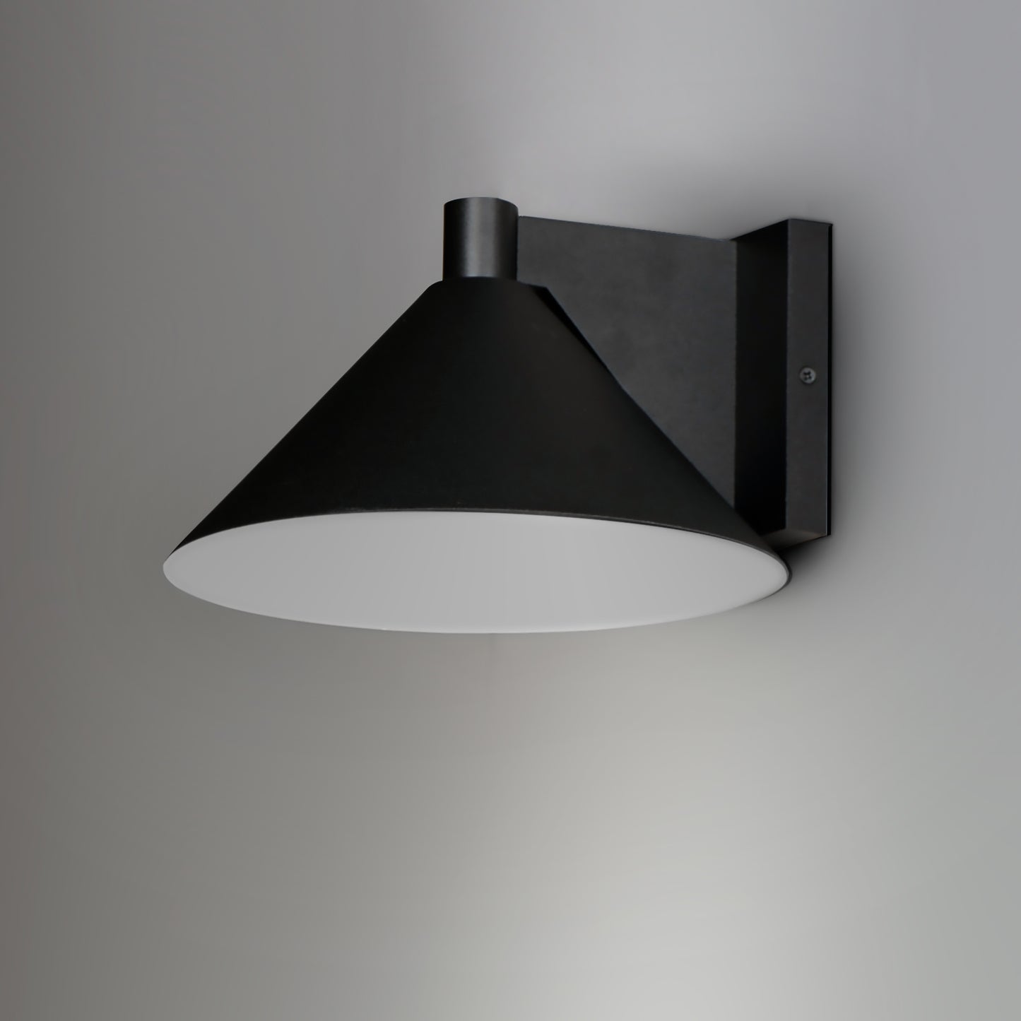 Conoid Medium LED Outdoor Wall Sconce Black by Maxim Lighting