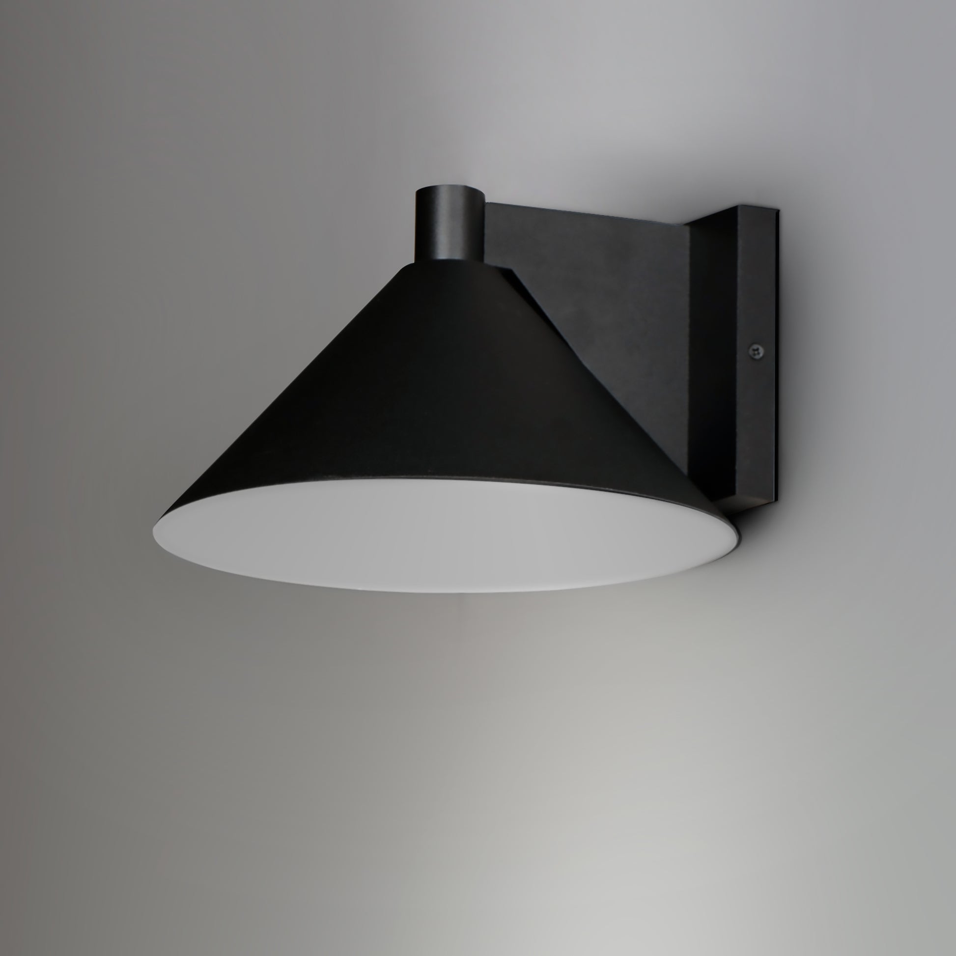 Conoid Medium LED Outdoor Wall Sconce Black by Maxim Lighting