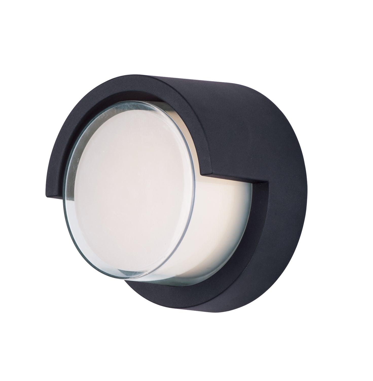 Eyebrow LED Outdoor Wall Sconce Black by Maxim Lighting