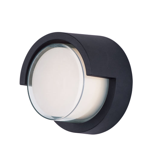 Eyebrow LED Outdoor Wall Sconce Black by Maxim Lighting