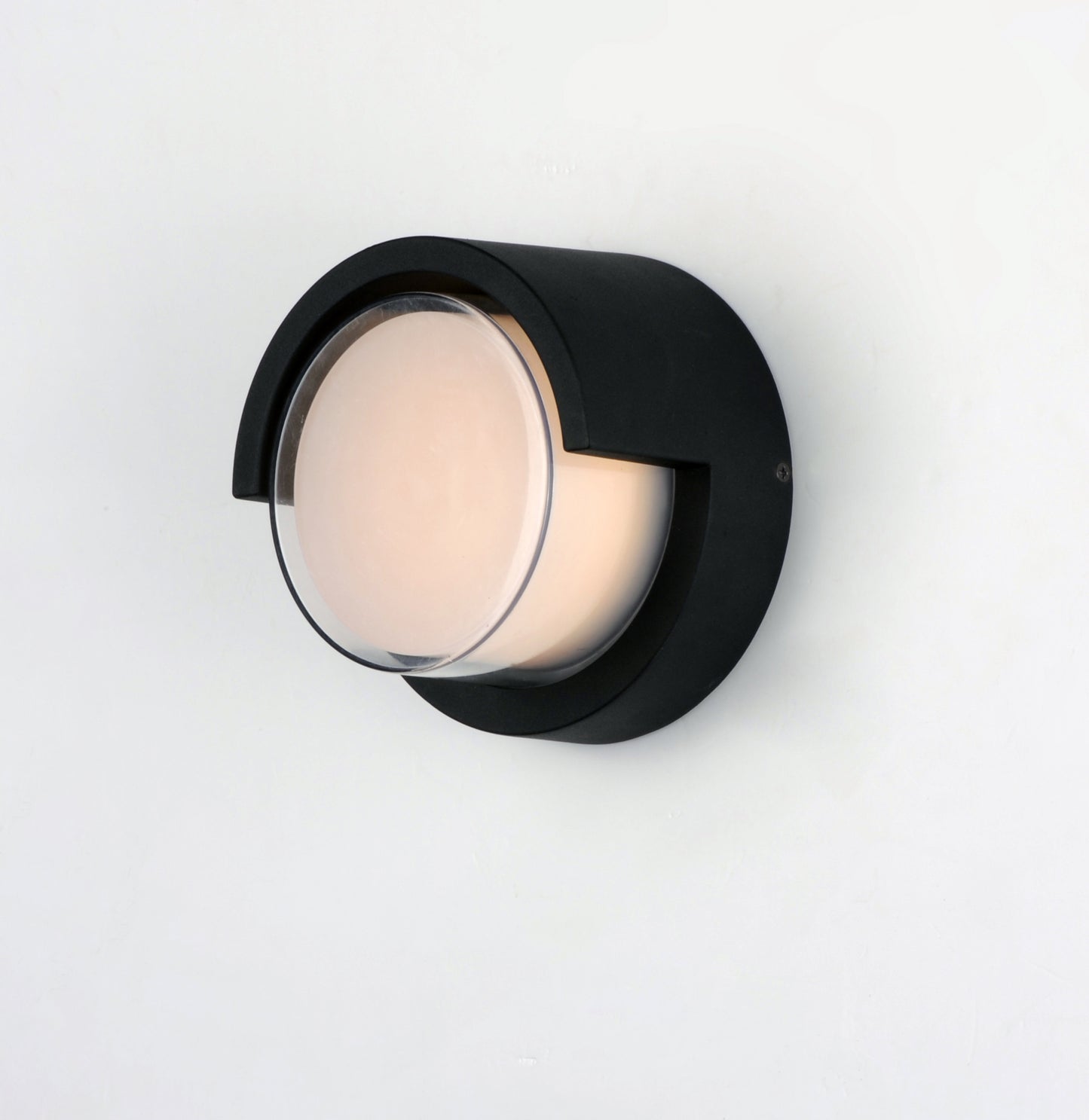 Eyebrow LED Outdoor Wall Sconce Black by Maxim Lighting