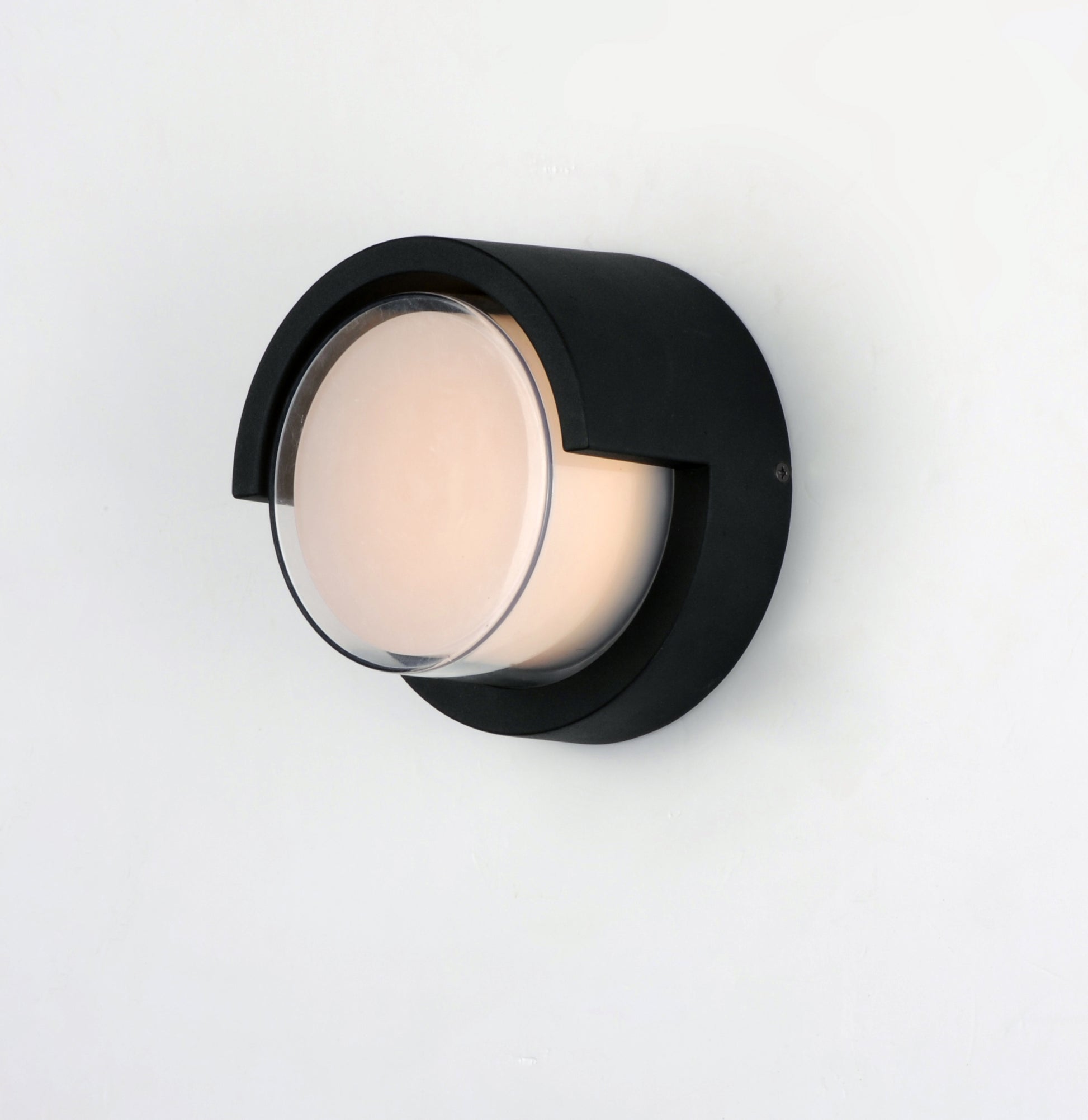 Eyebrow LED Outdoor Wall Sconce Black by Maxim Lighting