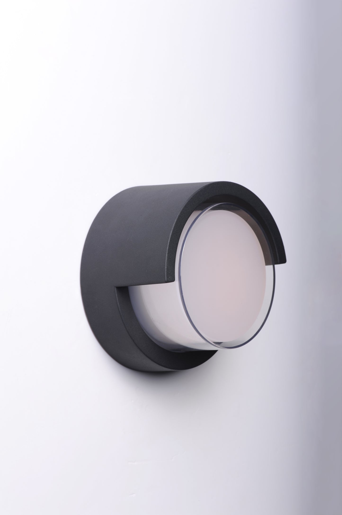 Eyebrow LED Outdoor Wall Sconce Black by Maxim Lighting