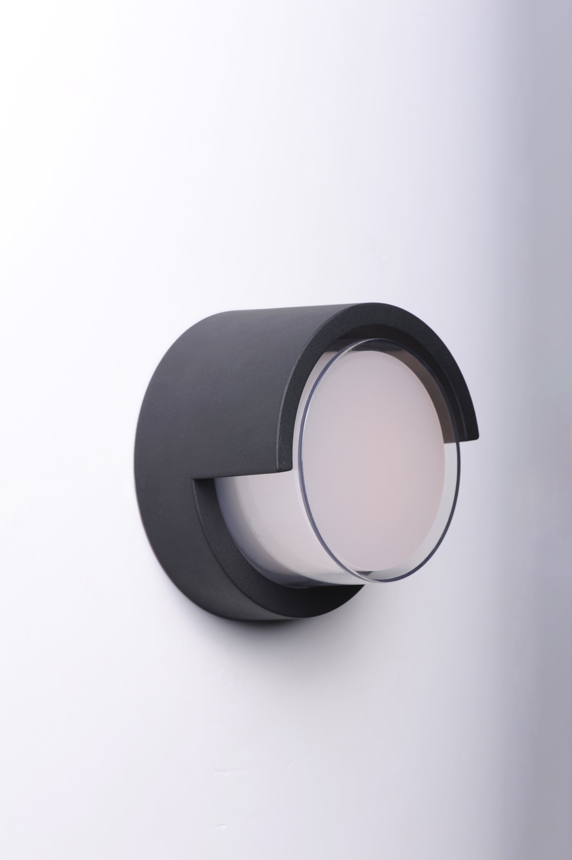 Eyebrow LED Outdoor Wall Sconce Black by Maxim Lighting