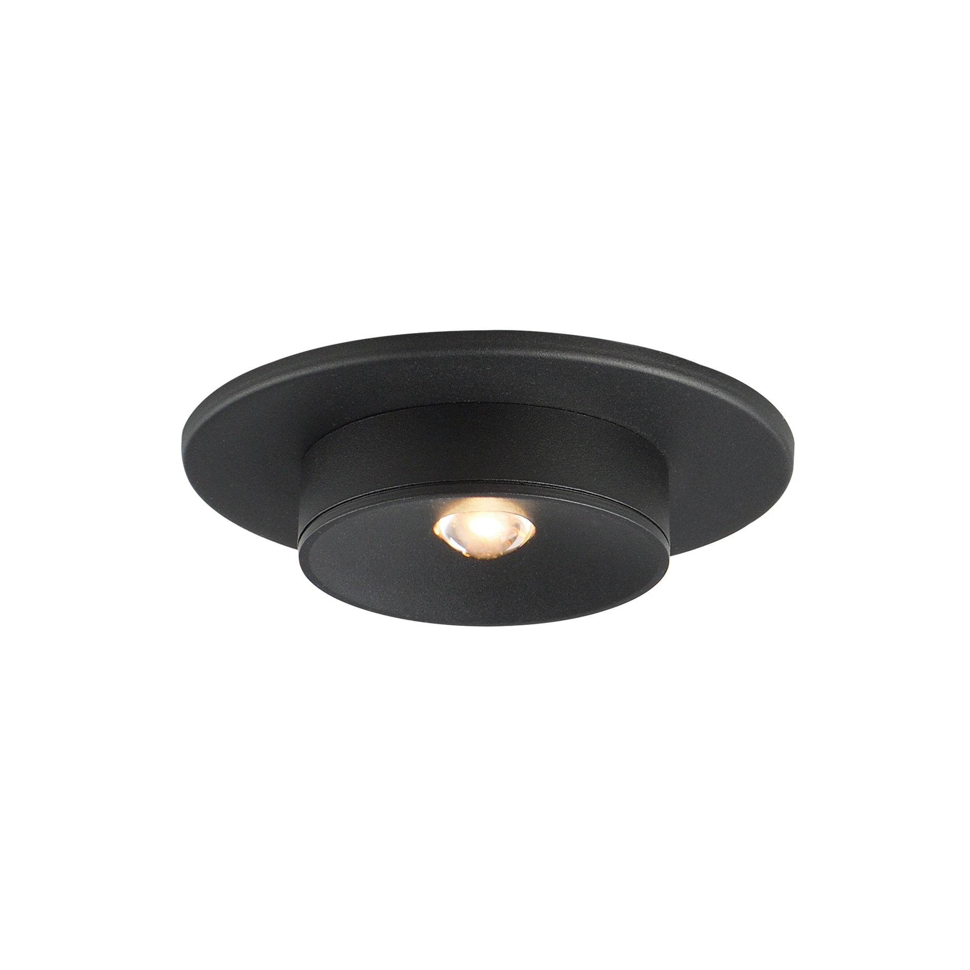 Caldera 5.25" LED Flush Mount Black by Maxim Lighting