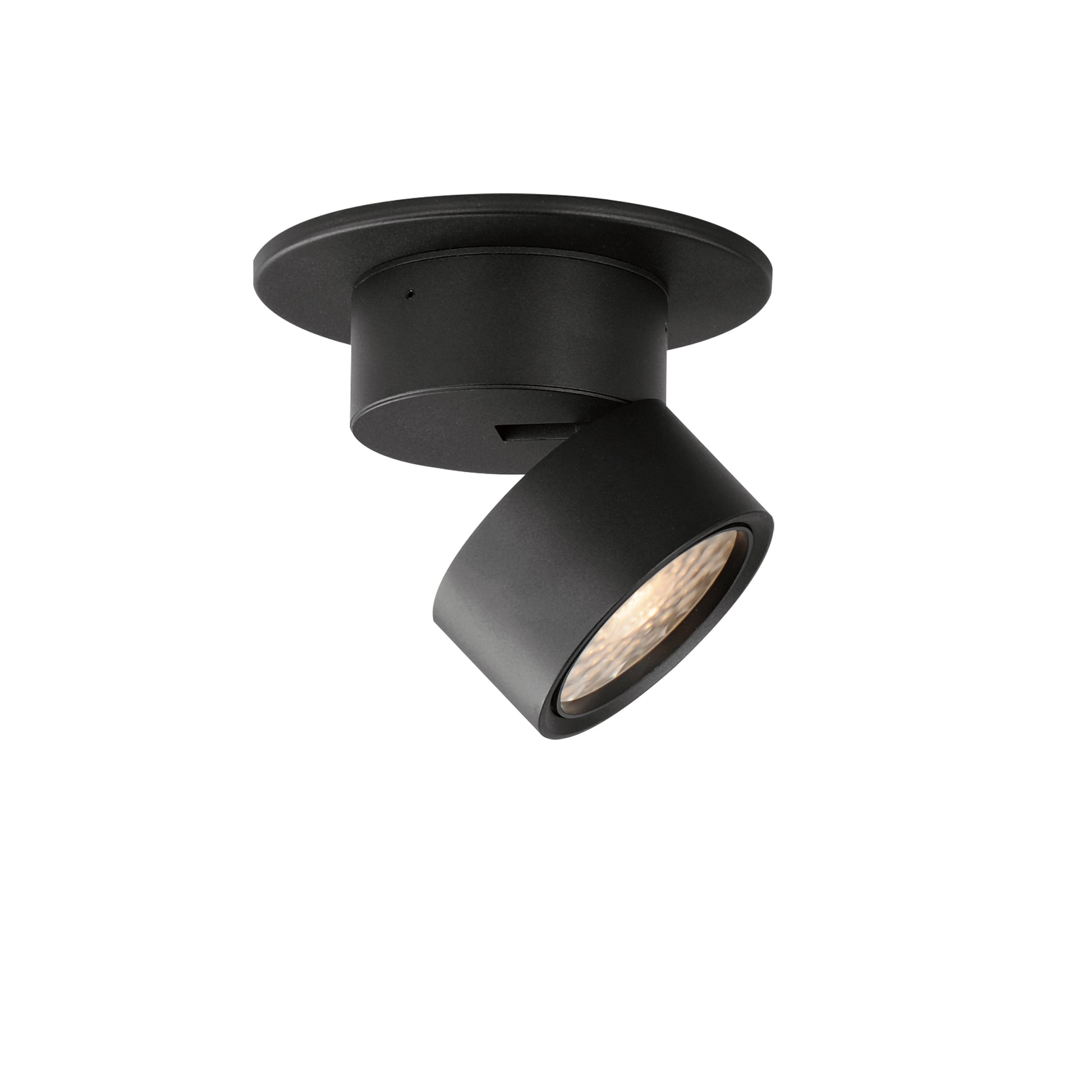 Swinger Mini Adjustable LED Flush Mount Black by Maxim Lighting
