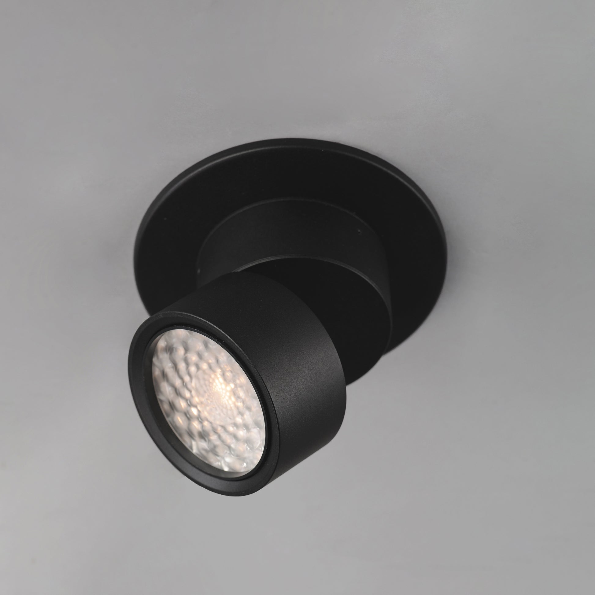 Swinger Mini Adjustable LED Flush Mount Black by Maxim Lighting