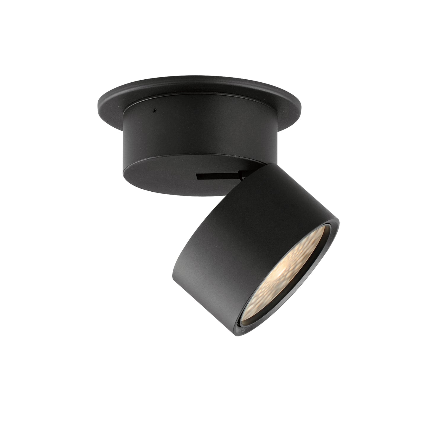 Swinger 5.25" Adjustable LED Flush Mount Black by Maxim Lighting