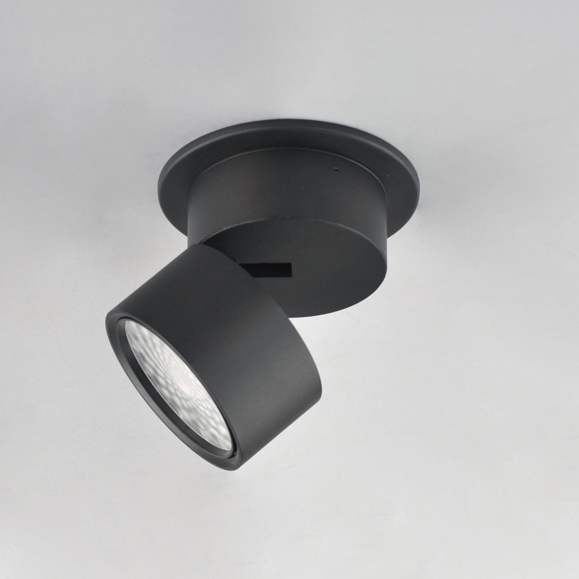 Swinger 5.25" Adjustable LED Flush Mount Black by Maxim Lighting