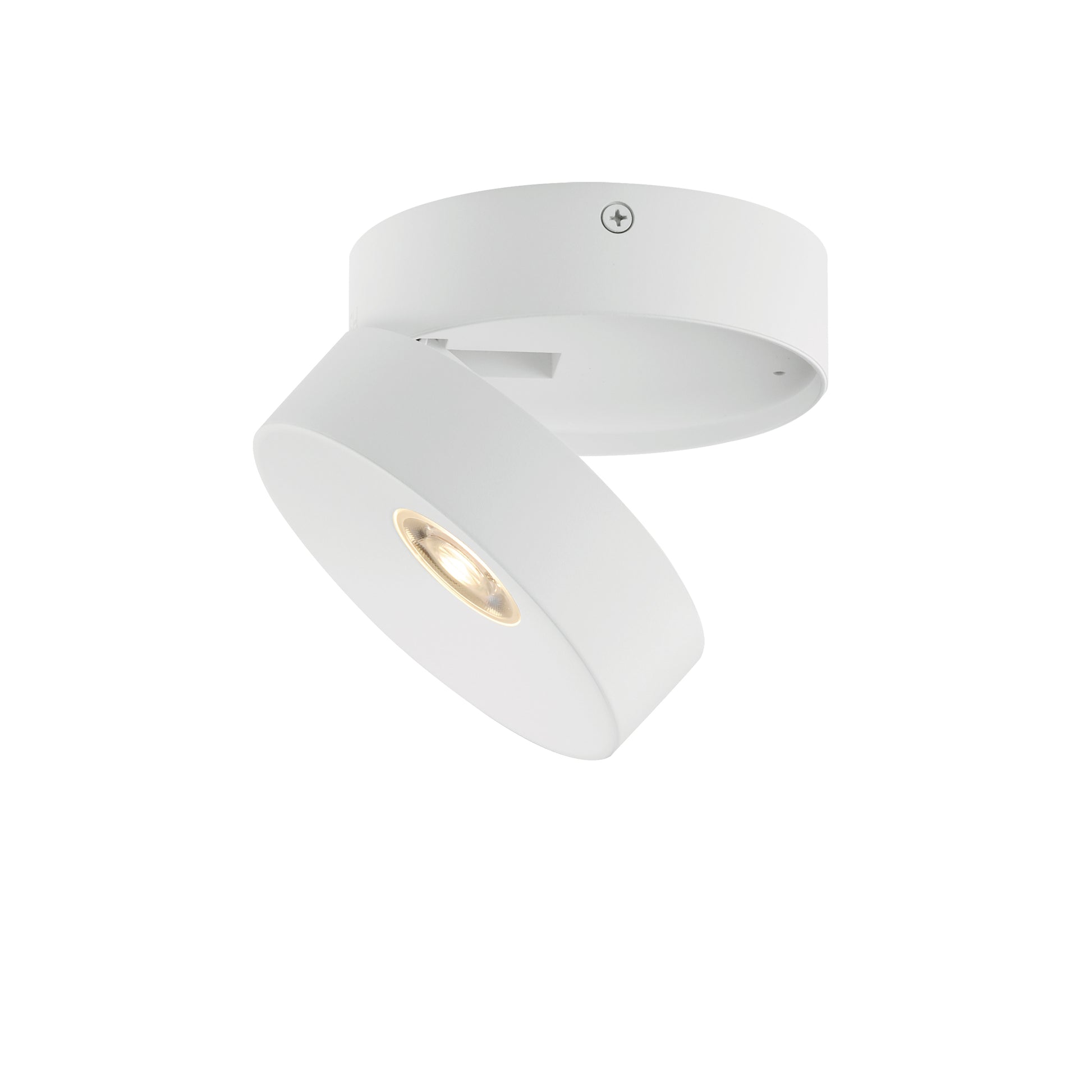 Swinger Adjustable LED Flush Mount White by Maxim Lighting