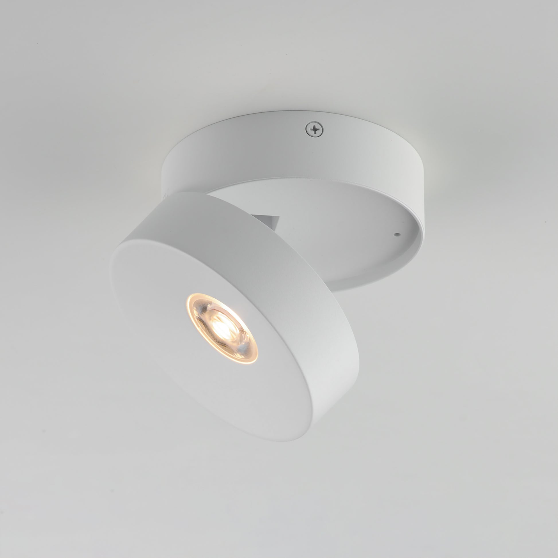 Swinger Adjustable LED Flush Mount White by Maxim Lighting