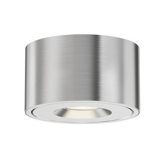 Fulcrum LED Flush Mount w Gimbal Brushed Aluminum by Maxim Lighting